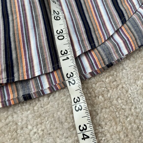 3 for $6 Thomas Dean Stripe Button Down Shirt L - Picture 5 of 10